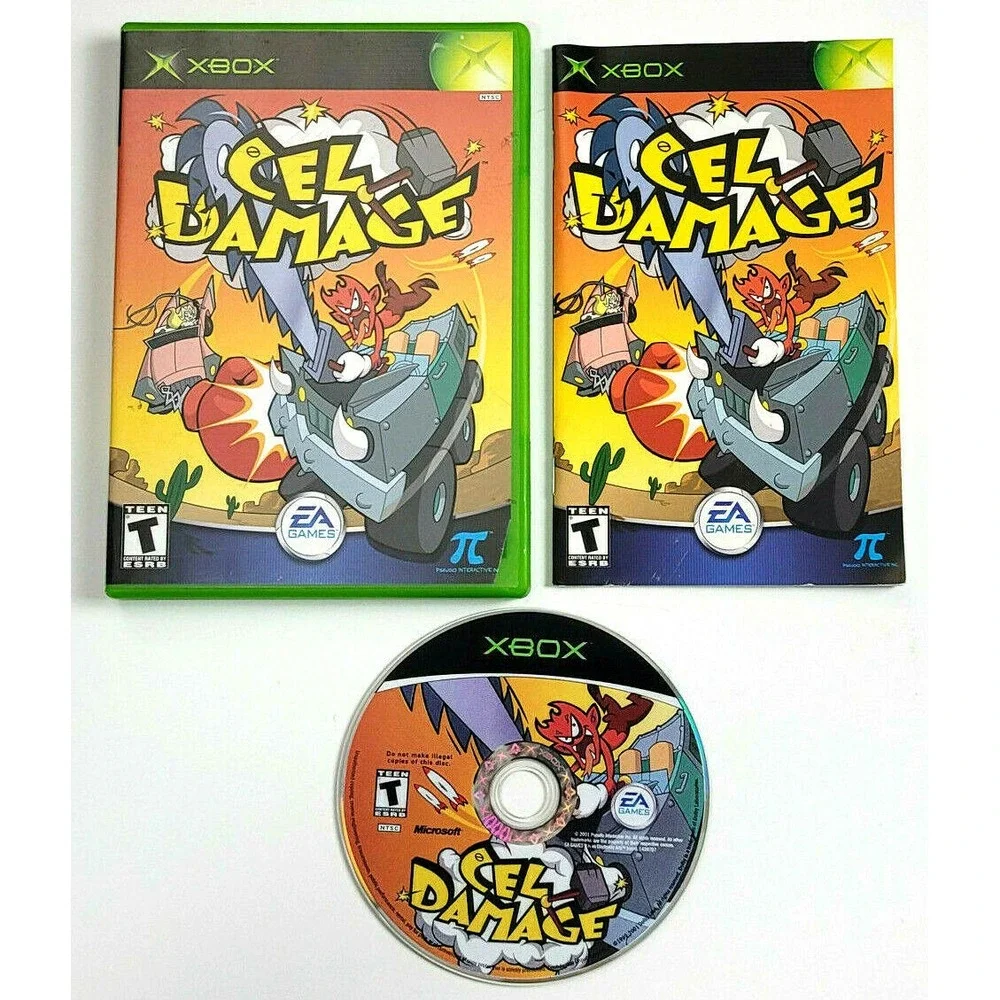 CEL‎ DAMAGE - XBOX - COMPLETE!